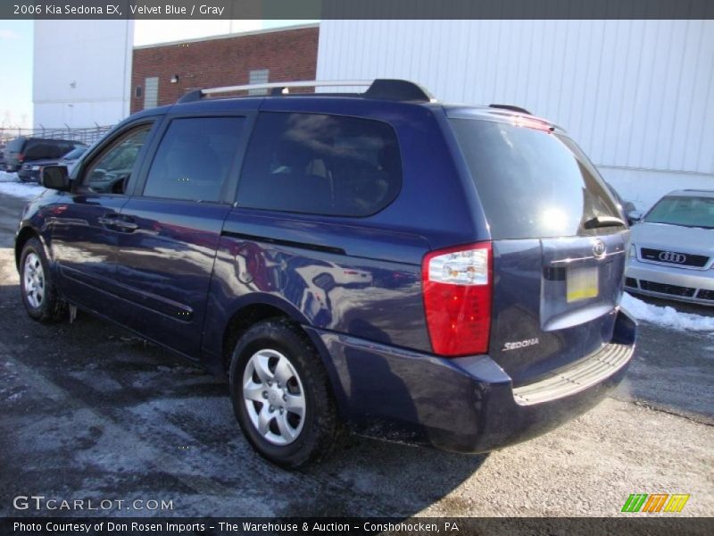 Velvet Blue / Gray 2006 Kia Sedona EX