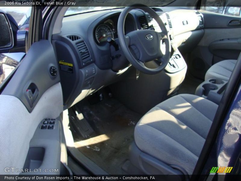 Velvet Blue / Gray 2006 Kia Sedona EX