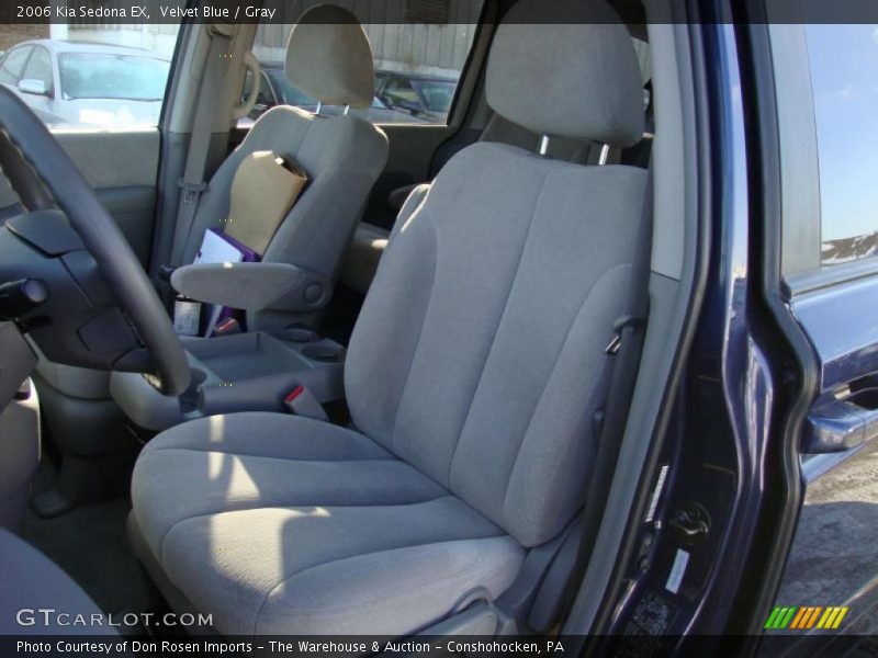 Velvet Blue / Gray 2006 Kia Sedona EX