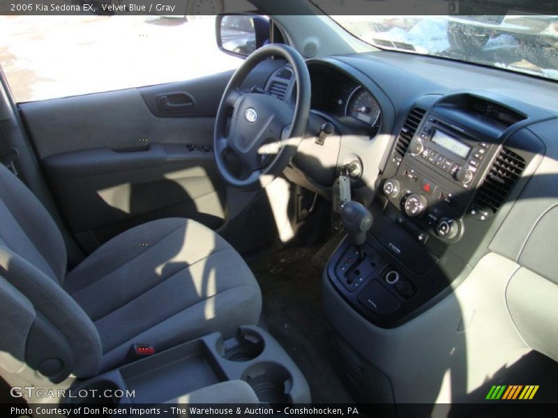 Velvet Blue / Gray 2006 Kia Sedona EX