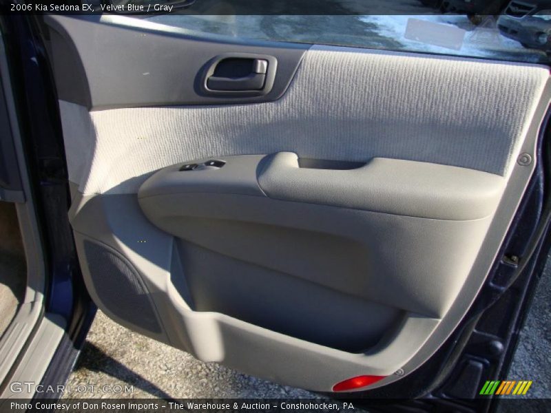 Velvet Blue / Gray 2006 Kia Sedona EX