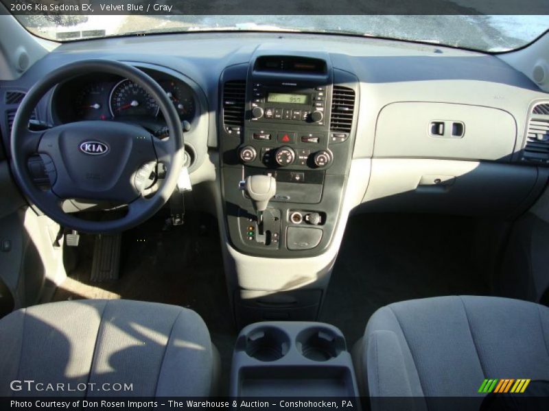 Velvet Blue / Gray 2006 Kia Sedona EX