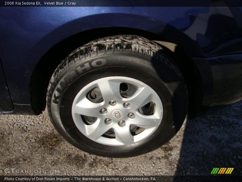 Velvet Blue / Gray 2006 Kia Sedona EX