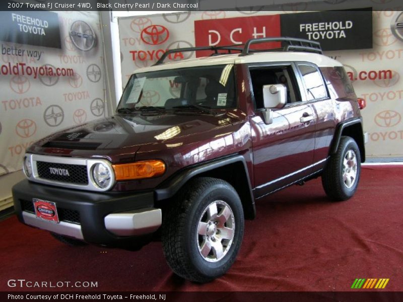 Black Cherry Pearl / Dark Charcoal 2007 Toyota FJ Cruiser 4WD