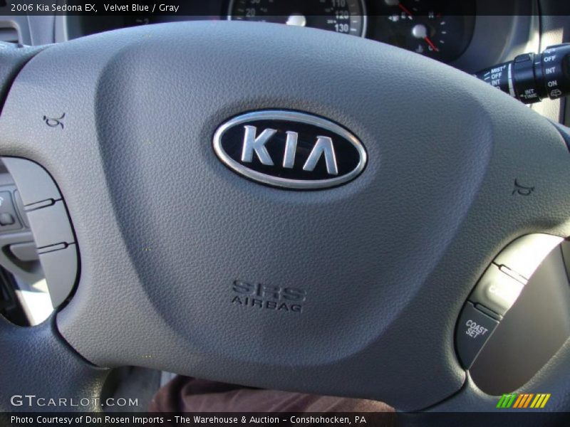 Velvet Blue / Gray 2006 Kia Sedona EX