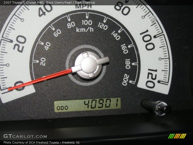 Black Cherry Pearl / Dark Charcoal 2007 Toyota FJ Cruiser 4WD