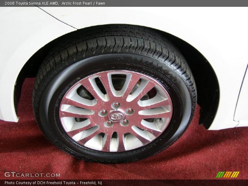 Arctic Frost Pearl / Fawn 2008 Toyota Sienna XLE AWD