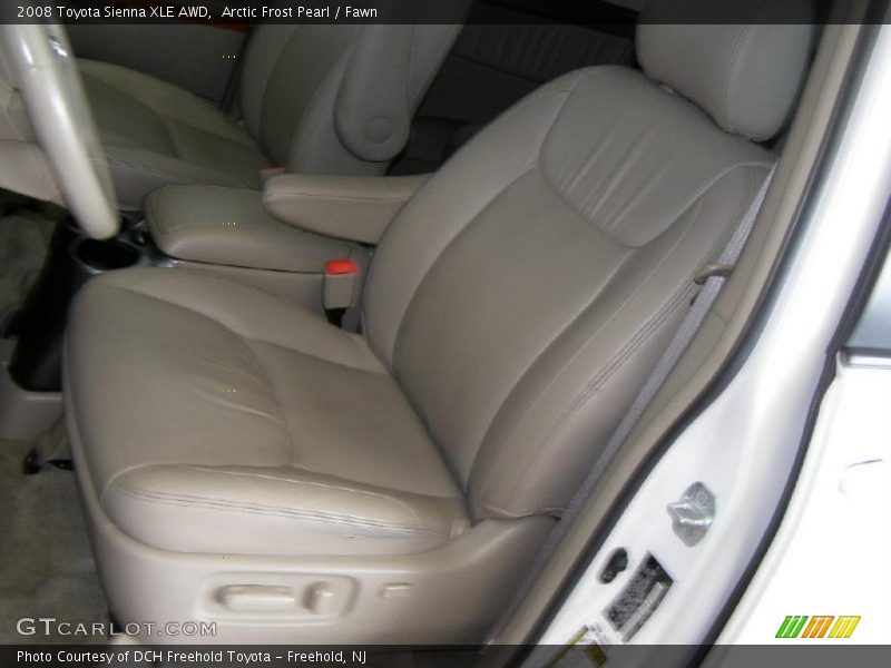 Arctic Frost Pearl / Fawn 2008 Toyota Sienna XLE AWD
