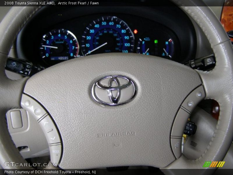 Arctic Frost Pearl / Fawn 2008 Toyota Sienna XLE AWD