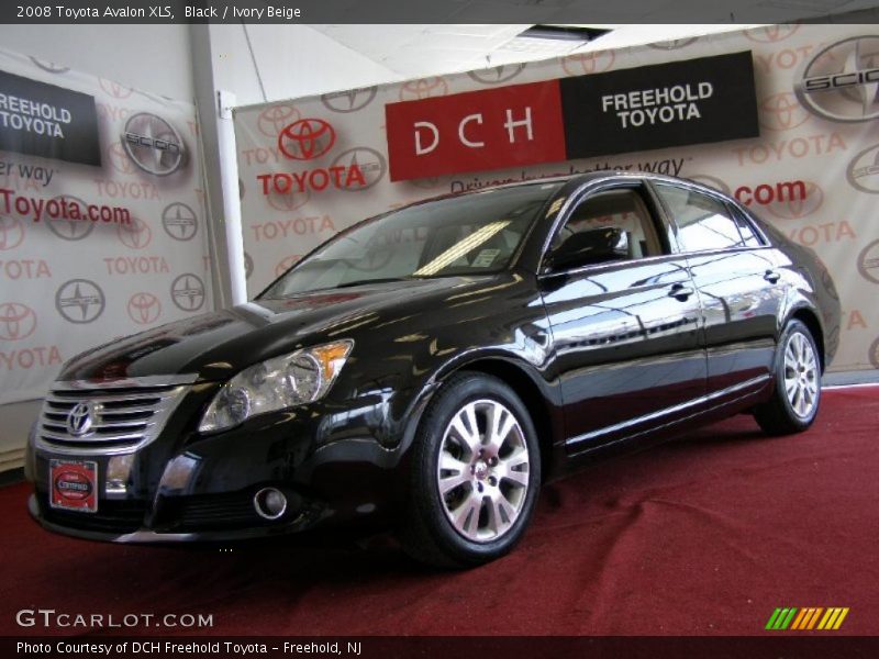 Black / Ivory Beige 2008 Toyota Avalon XLS