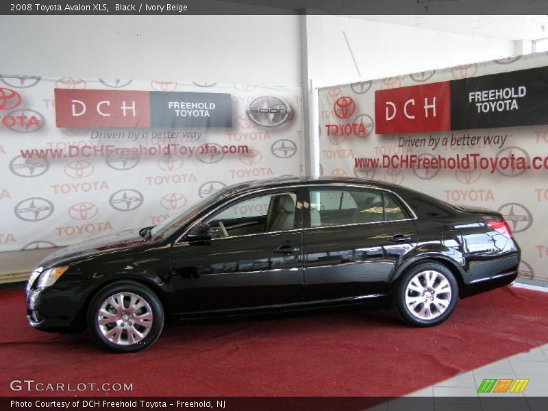 Black / Ivory Beige 2008 Toyota Avalon XLS