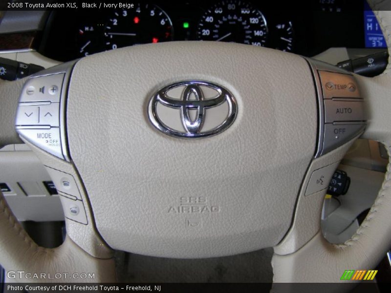 Black / Ivory Beige 2008 Toyota Avalon XLS