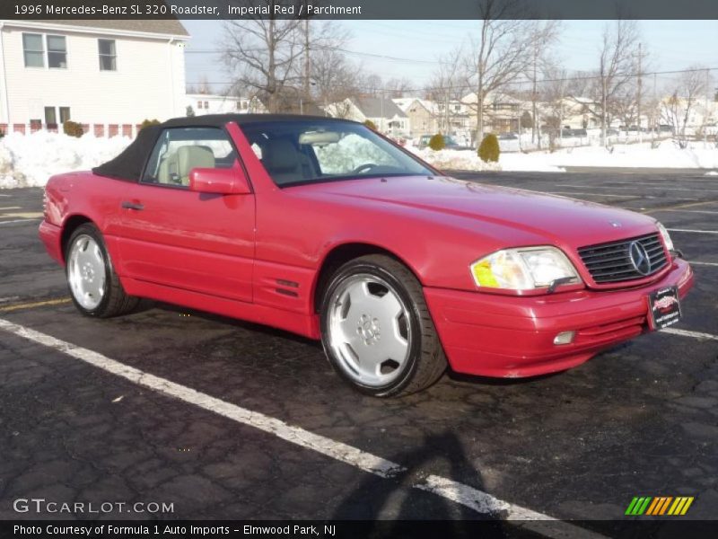 Imperial Red / Parchment 1996 Mercedes-Benz SL 320 Roadster