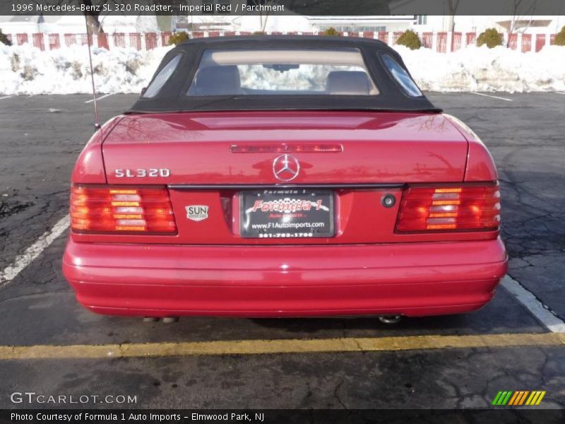 Imperial Red / Parchment 1996 Mercedes-Benz SL 320 Roadster