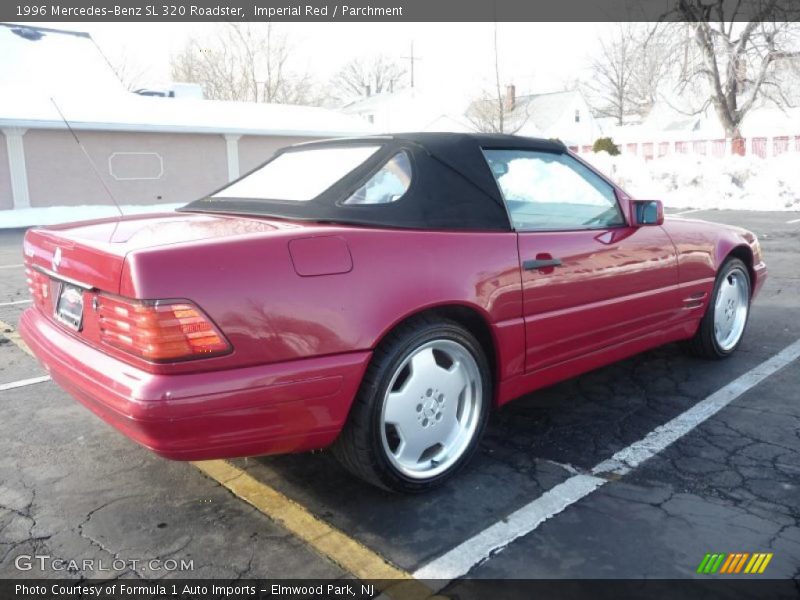 Imperial Red / Parchment 1996 Mercedes-Benz SL 320 Roadster