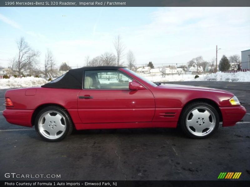 Imperial Red / Parchment 1996 Mercedes-Benz SL 320 Roadster