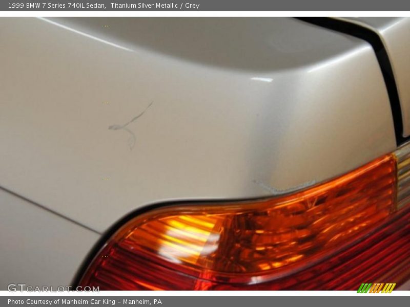 Titanium Silver Metallic / Grey 1999 BMW 7 Series 740iL Sedan