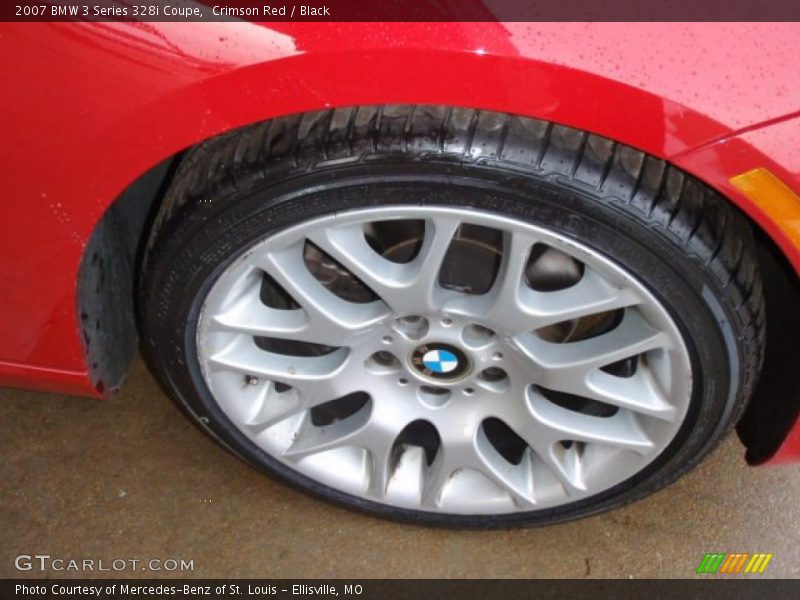 Crimson Red / Black 2007 BMW 3 Series 328i Coupe