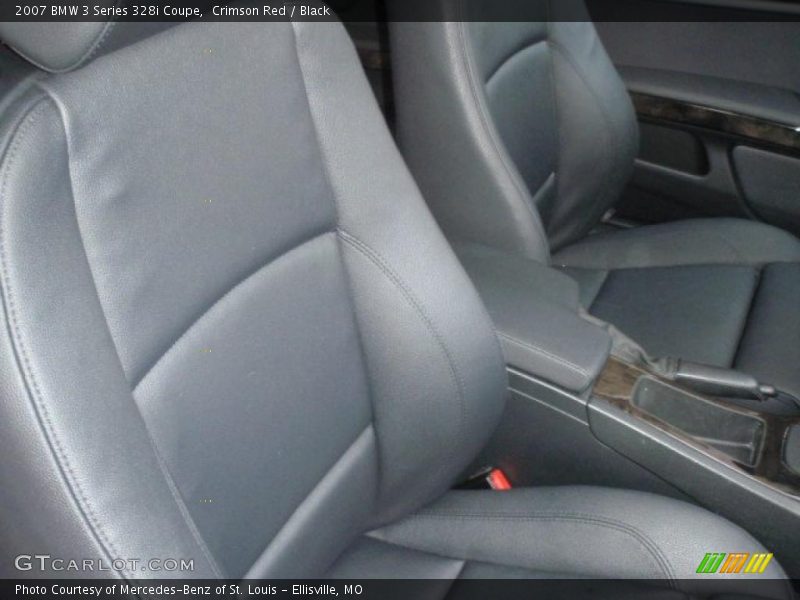 Crimson Red / Black 2007 BMW 3 Series 328i Coupe