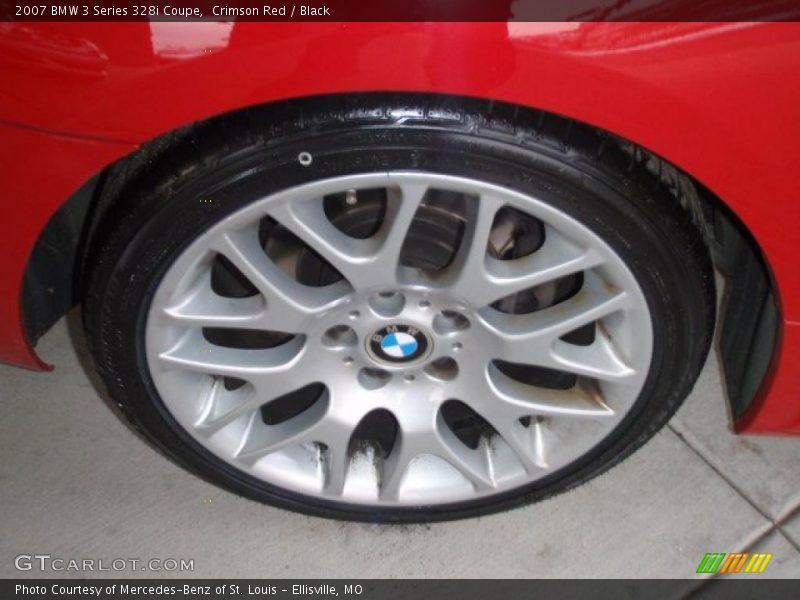 Crimson Red / Black 2007 BMW 3 Series 328i Coupe