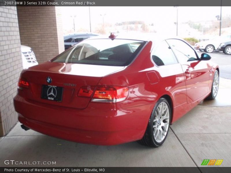 Crimson Red / Black 2007 BMW 3 Series 328i Coupe