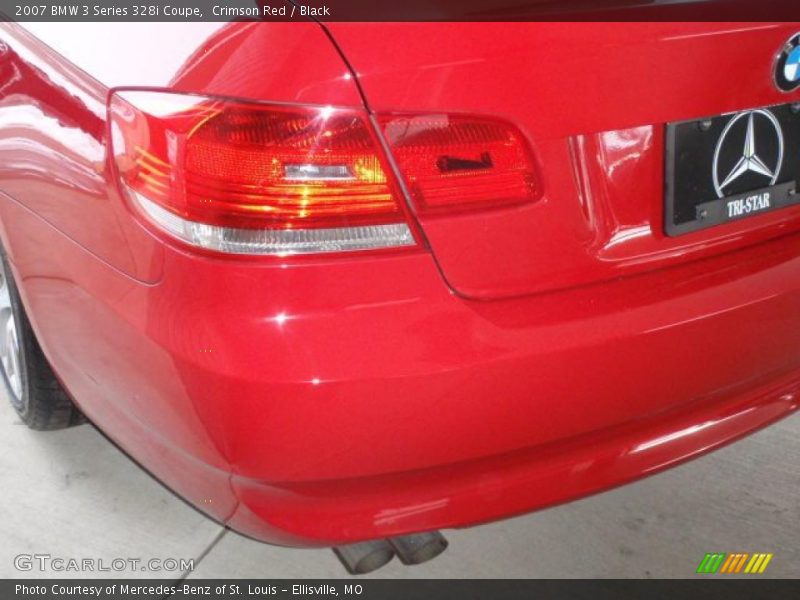 Crimson Red / Black 2007 BMW 3 Series 328i Coupe