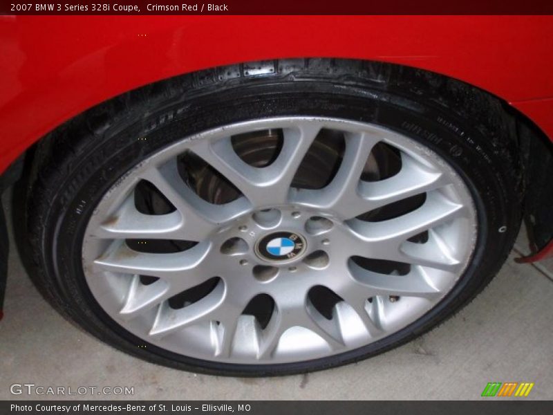 Crimson Red / Black 2007 BMW 3 Series 328i Coupe
