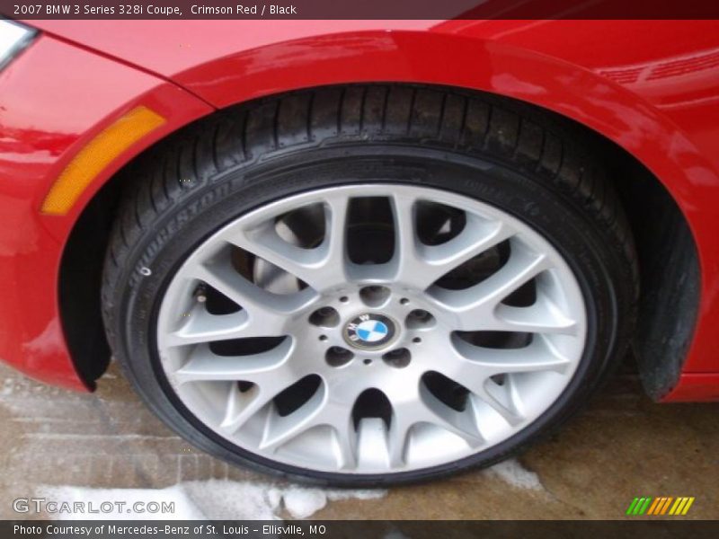 Crimson Red / Black 2007 BMW 3 Series 328i Coupe