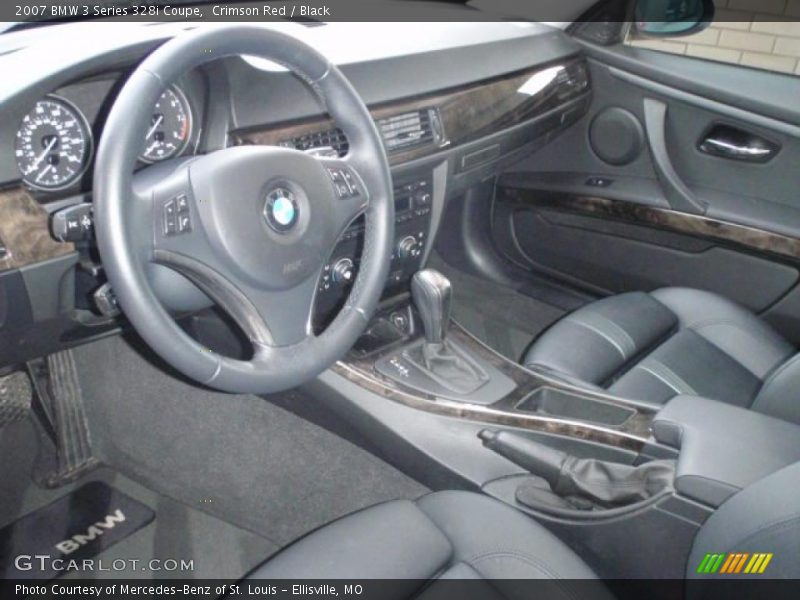 Crimson Red / Black 2007 BMW 3 Series 328i Coupe