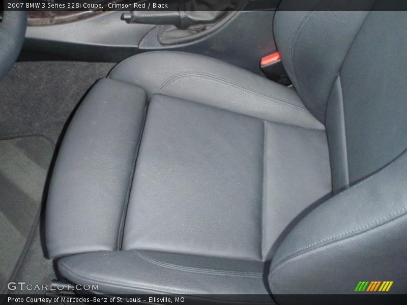 Crimson Red / Black 2007 BMW 3 Series 328i Coupe