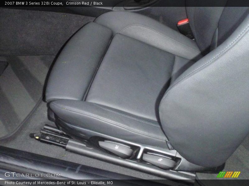 Crimson Red / Black 2007 BMW 3 Series 328i Coupe
