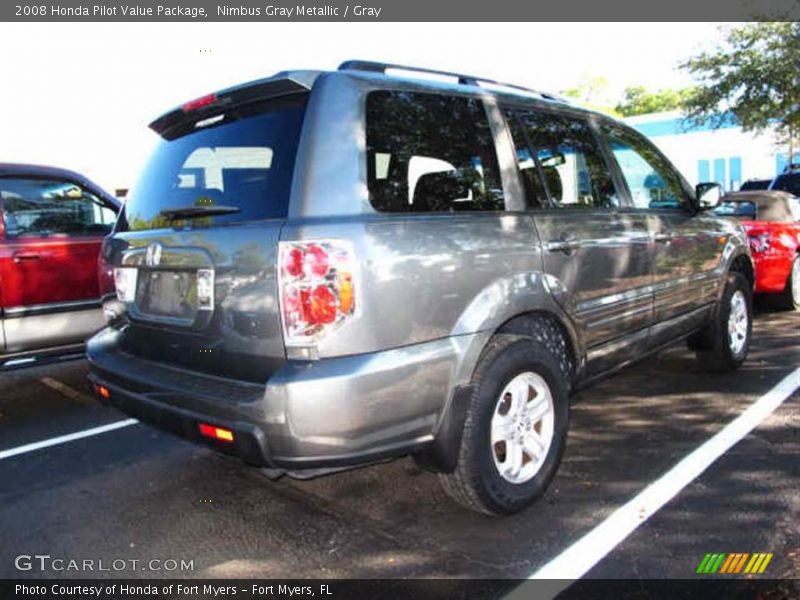 Nimbus Gray Metallic / Gray 2008 Honda Pilot Value Package