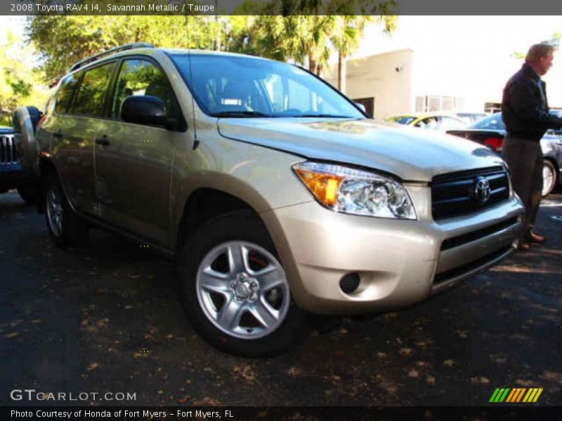Savannah Metallic / Taupe 2008 Toyota RAV4 I4