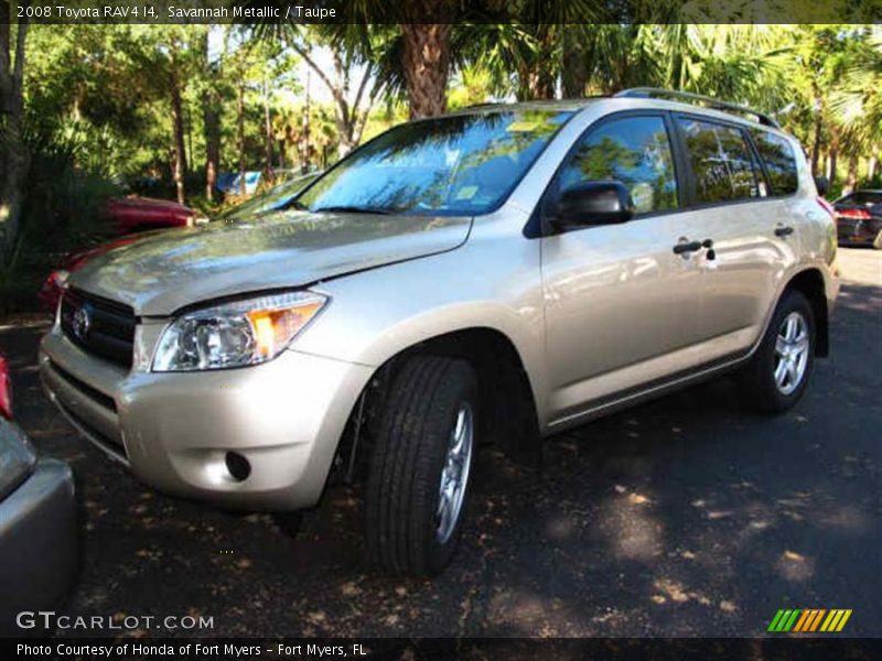 Savannah Metallic / Taupe 2008 Toyota RAV4 I4