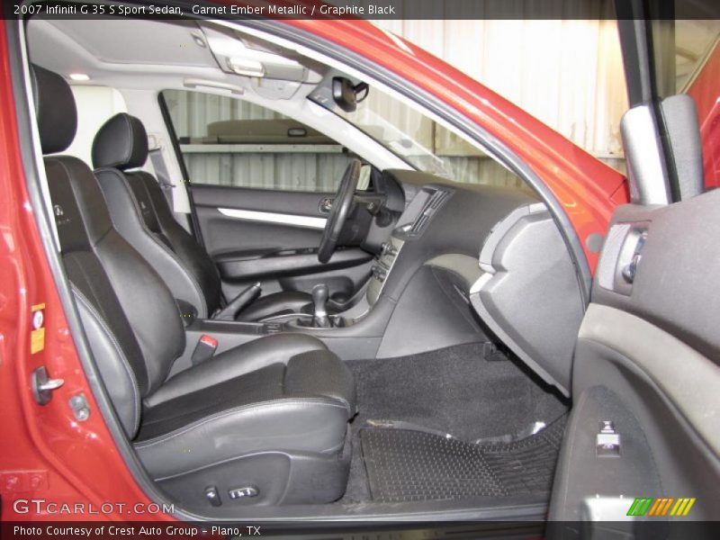 Garnet Ember Metallic / Graphite Black 2007 Infiniti G 35 S Sport Sedan