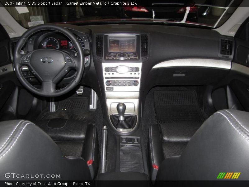 Garnet Ember Metallic / Graphite Black 2007 Infiniti G 35 S Sport Sedan