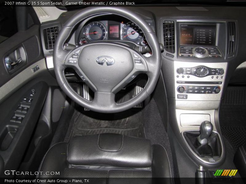 Garnet Ember Metallic / Graphite Black 2007 Infiniti G 35 S Sport Sedan