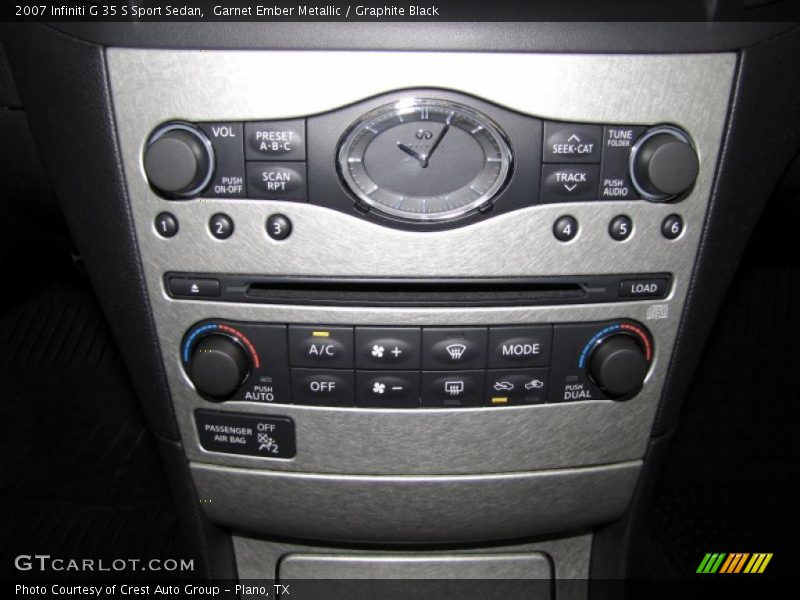 Garnet Ember Metallic / Graphite Black 2007 Infiniti G 35 S Sport Sedan