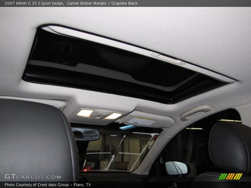 Garnet Ember Metallic / Graphite Black 2007 Infiniti G 35 S Sport Sedan