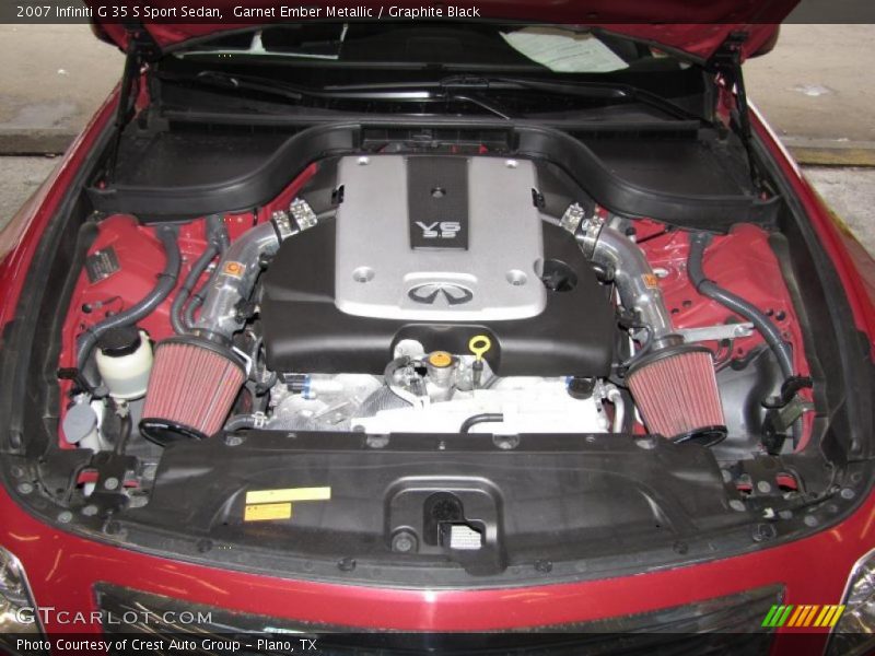 Garnet Ember Metallic / Graphite Black 2007 Infiniti G 35 S Sport Sedan