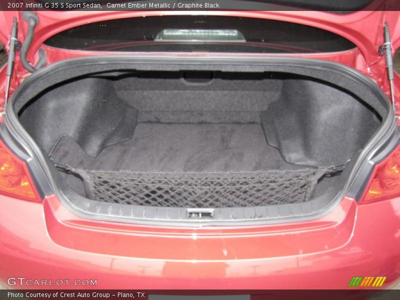 Garnet Ember Metallic / Graphite Black 2007 Infiniti G 35 S Sport Sedan