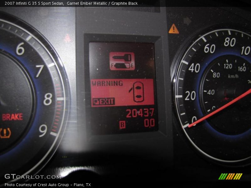Garnet Ember Metallic / Graphite Black 2007 Infiniti G 35 S Sport Sedan