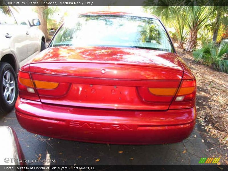 Medium Red / Gray 2000 Saturn S Series SL2 Sedan