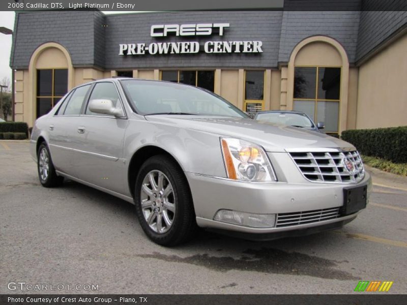 Light Platinum / Ebony 2008 Cadillac DTS