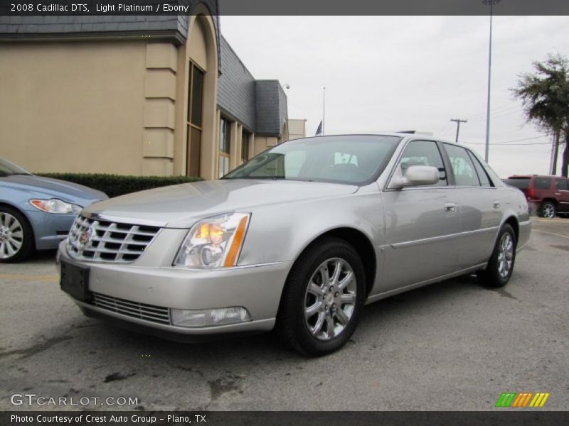 Light Platinum / Ebony 2008 Cadillac DTS