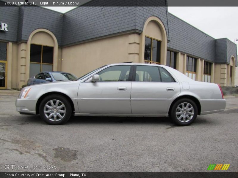 Light Platinum / Ebony 2008 Cadillac DTS
