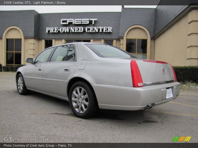 Light Platinum / Ebony 2008 Cadillac DTS
