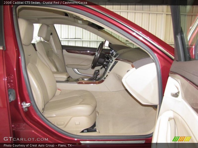 Crystal Red / Cashmere/Cocoa 2008 Cadillac CTS Sedan