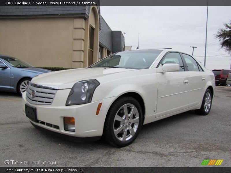 White Diamond / Cashmere 2007 Cadillac CTS Sedan