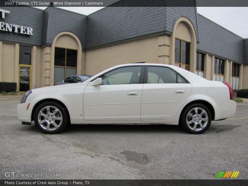 White Diamond / Cashmere 2007 Cadillac CTS Sedan
